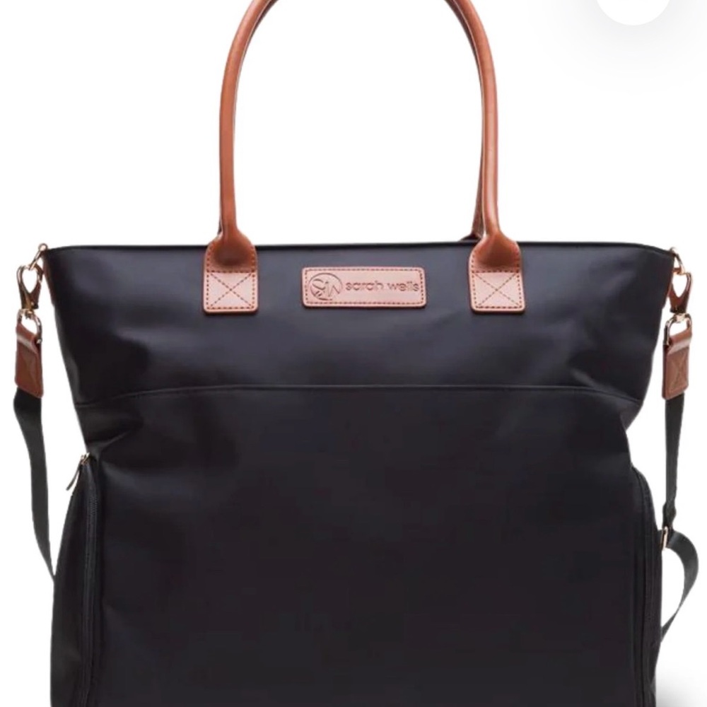 Sarah Wells Black Tote Bag